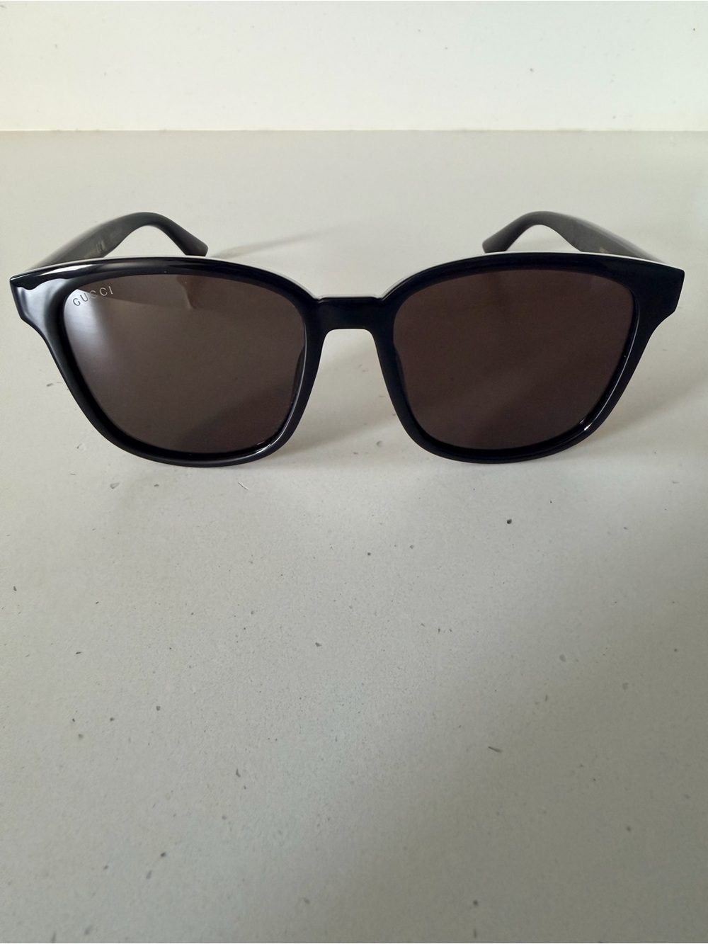 Gucci Black Frames with Brown Lenses Sunglasses